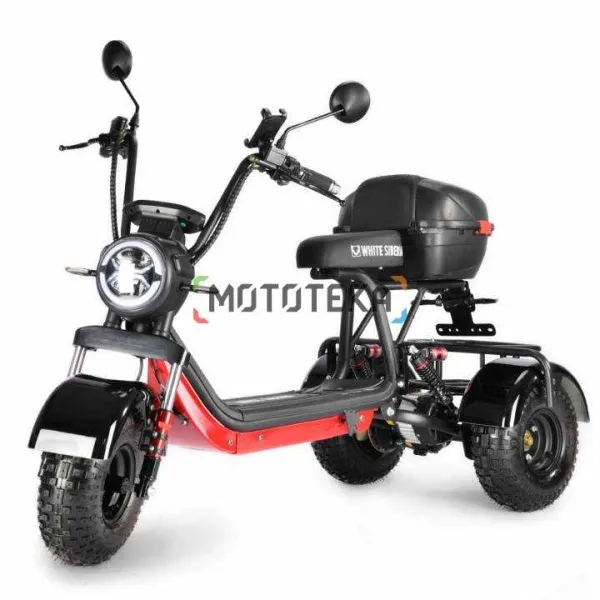 Электротрицикл White Siberia (Белая Сибирь) TRIKE MINI BLACK 1500W