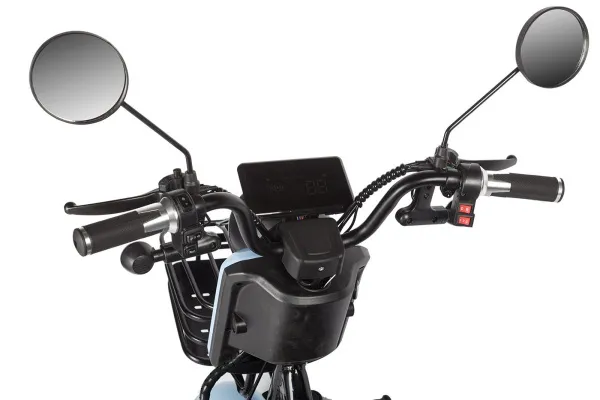 Пассажирский электротрицикл Rutrike (Рутрайк) Gelbert Vega 48V/60V 600Вт Фиолетовый | Мототека