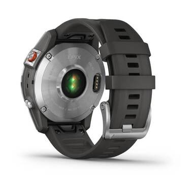 Мультиспорт.часы Garmin (Гармин) Epix gen.2 Sapphire, amoled-дисплей, серый стальной (010-02582-01) | Мототека