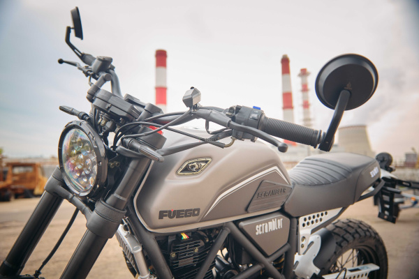 Мотоцикл дорожный FUEGO (Фуэго) Scrambler 250 графит с ПТС | Мототека