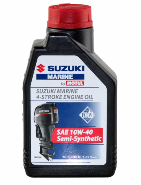 Масло моторное SUZUKI (Сузуки) MARINE Semi - Synthetic 4T, SAE 10W - 40 (5л)